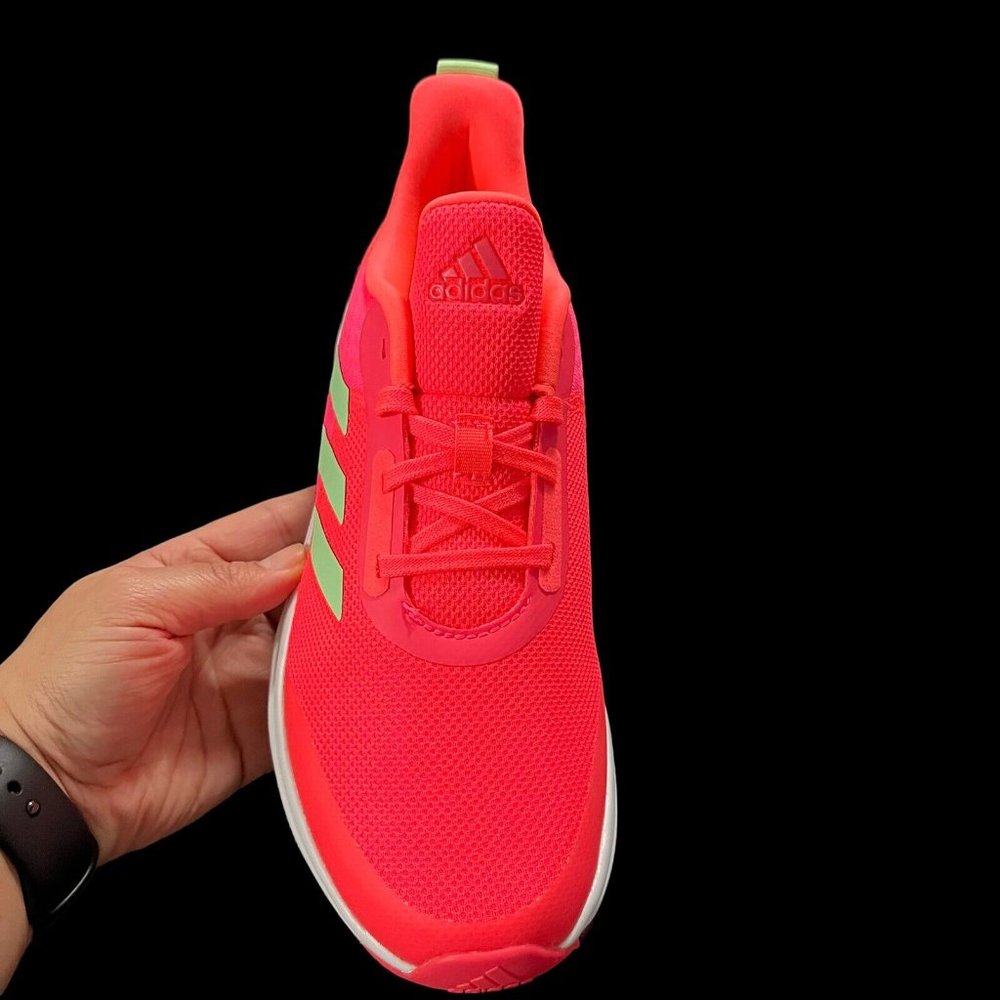 Adidas Fortarum Big Girls Sneaker Size 5.5 Bright Pink Lightweight & Comfortable - Picture 3 of 16